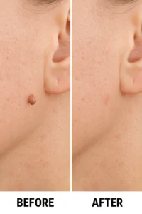 Skin tags removal Wembley Park before and after