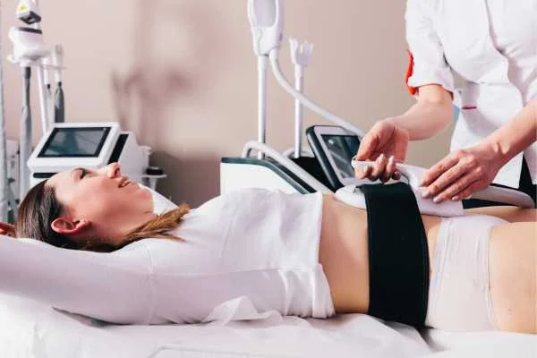 woman having body sculpting to help improve her body image and her mental health Wembley Park
